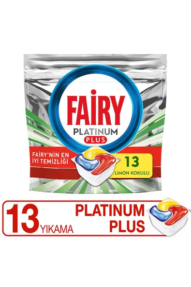 Fairy Platinum Plus Bulaşık Makinesi Deterjanı Kapsülü 13 Yıkama