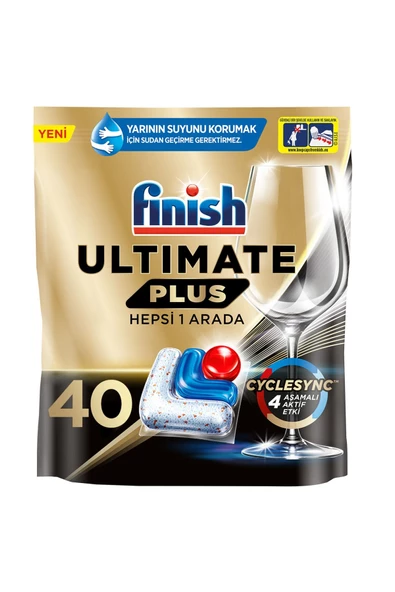 Finish Ultimate Plus Bulaşık Yıkama Tableti 40 Lı - Resim 2