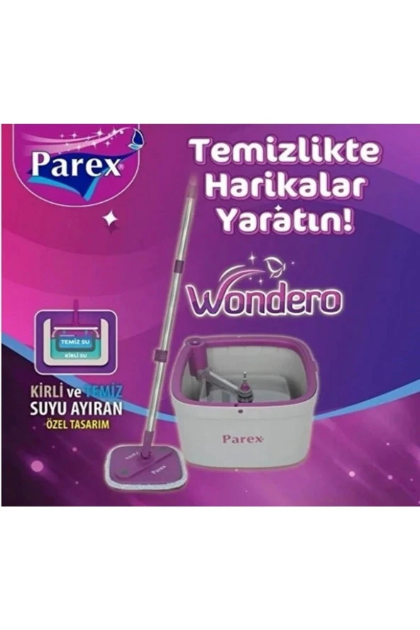 Parex Wondero Otomatik Temizlik Seti - Temiz & Kirli Suyu Ayırma Özelliği