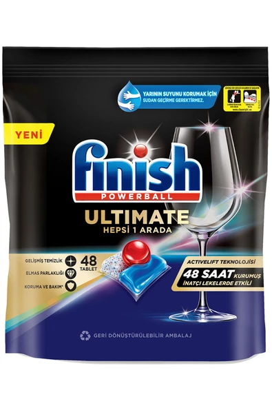 Finish Ultimate Hepsi Bir Arada 48 Kapsül Bulaşık Makinası Deterjanı - 2