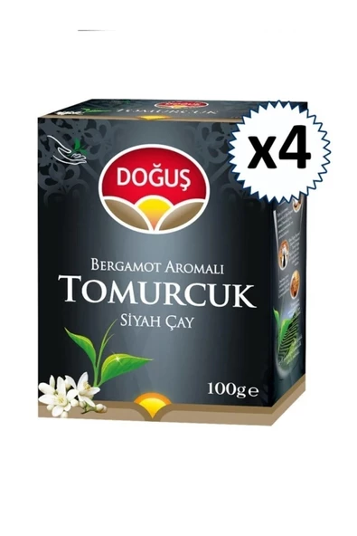 Doğuş Tomurcuk Bergamot Aromalı Siyah Çay 100 Gr (kutu) X 4 Adet