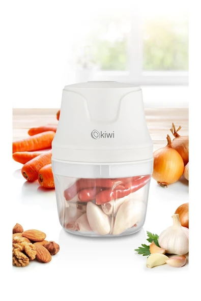 Kiwi Kc8203 3 Bıçaklı 350 ML Şarjlı Gıda Doğrayıcı Blender - 4
