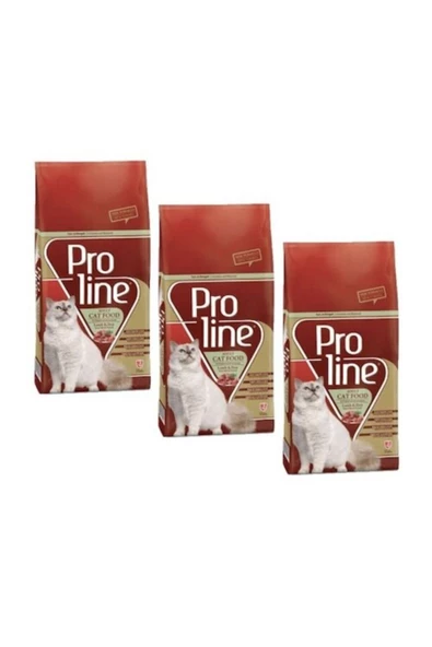 Pro Line Proline Kuzu Etli Yetişkin Kedi Maması 1,5 Kg X 3 Adet