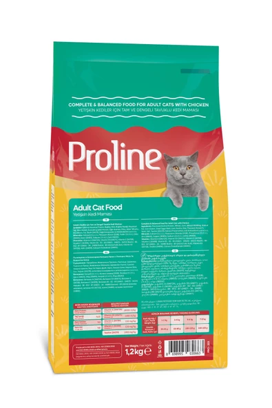 Pro Line Proline Tavuklu Kısırlaştırılmış (Sterilised) Yetişkin Kedi Maması 1,2 kg - 2
