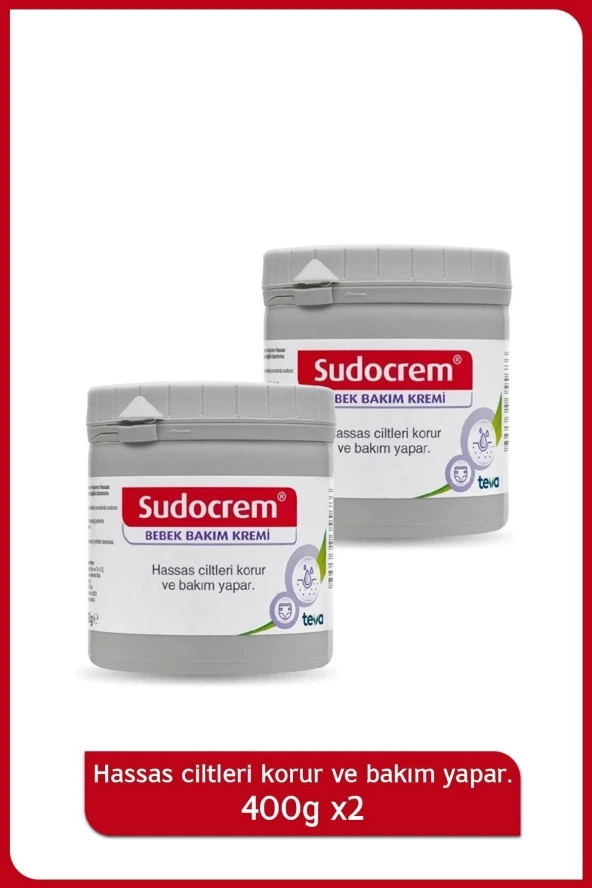 Sudocrem Bebek Bakım Kremi 400 Gr X 2 Adet