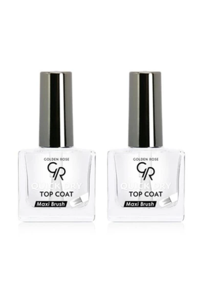 GOLDEN ROSE Quick Dry Top Coat |  Oje Kurutucu X 2 Ad