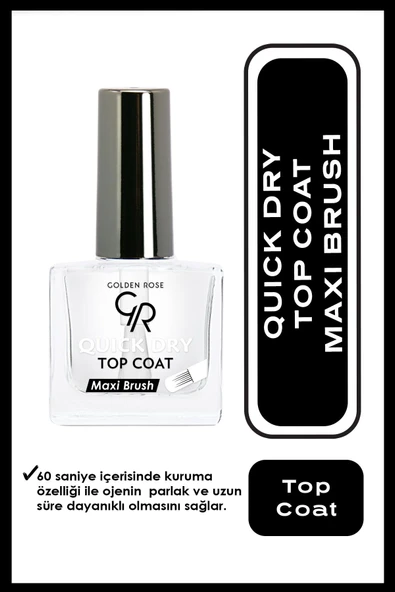 GOLDEN ROSE Quick Dry Top Coat - Oje Kurutucu - 8691190068936