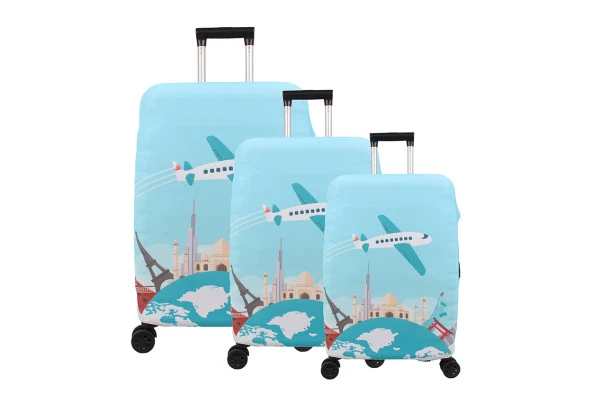 Bagacar Plane Büyük Orta Kabin Boy için 3 lü Valiz Kılıfı - 1