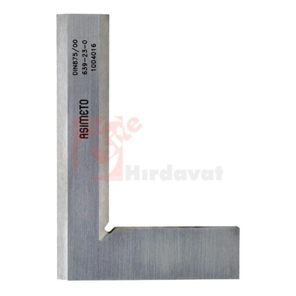 Asimeto AS-639 Çelik Şapkalı Gönye 200x130mm ürün görseli