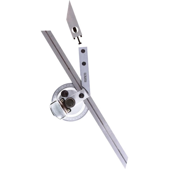Asimeto AS-490 Üniversal Açı Ölçer 200mm 8" Bıçak - 1