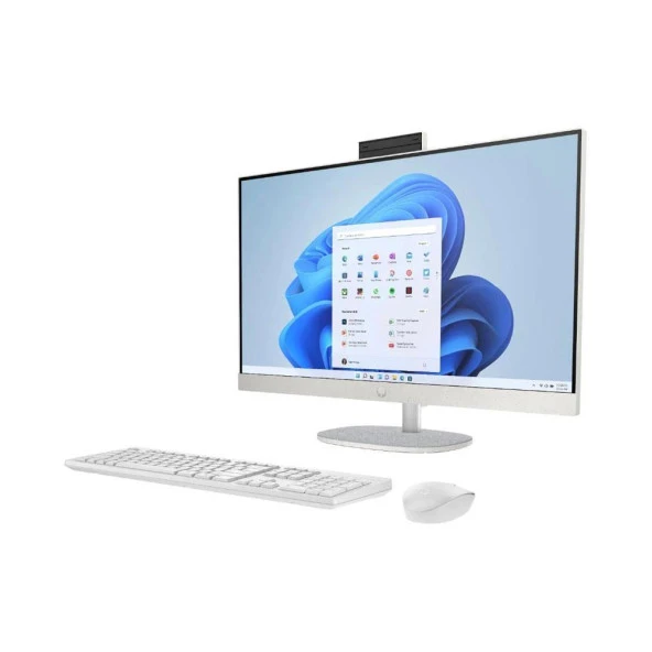 HP 27-CR0001NT i7-1355U 64gb RAM 2tb SSD 27" FHD IPS INTEL IRIS Xe Windows11Home ALL IN ONE BİLGİSAYAR 8898B1EAW24+ZettaUsbBellek - 3
