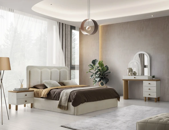 PERGE MDF BAZALI YATAK ODASI - Resim 2