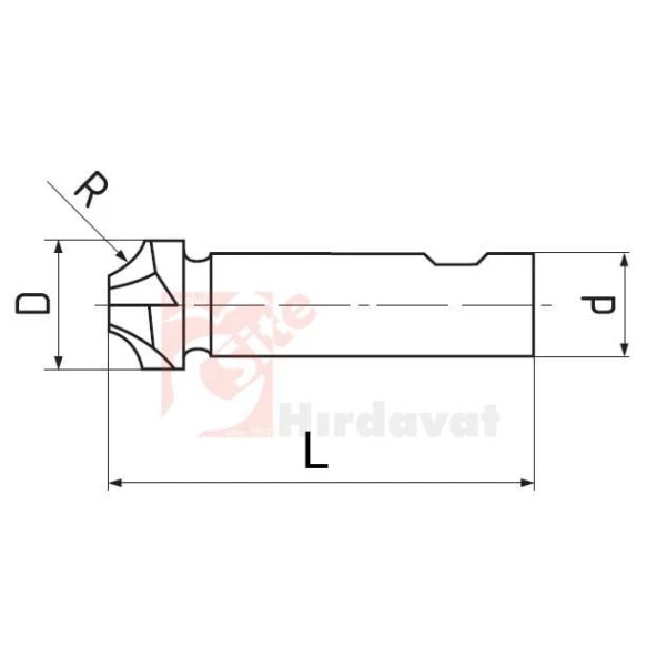 ZPS-FN Radyus Freze 11mm DIN 6518 - 2