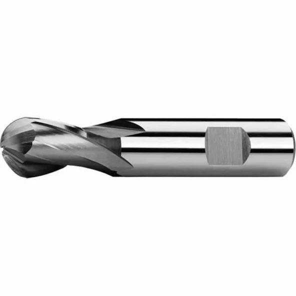 ZPS-FN Kobaltlı Küresel Freze 8mm DIN 1889 2Z