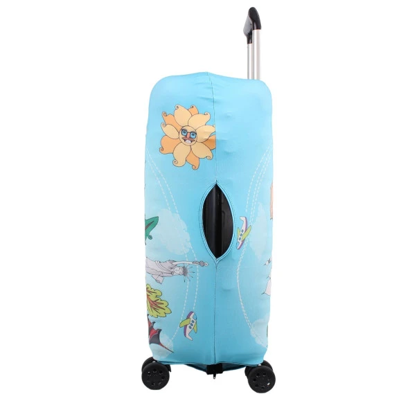 Bagacar Travel Büyük Orta Kabin Boy için 3 lü Valiz Kılıfı - 7