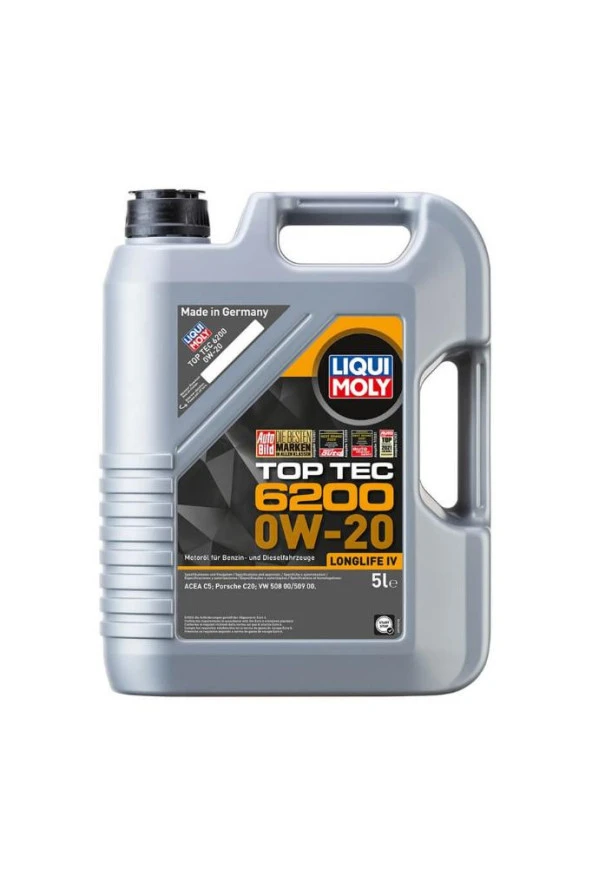 Liqui Moly Top Tec 6200 0W-20 Motor Yağı 5 L