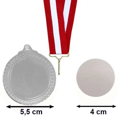 Kişiye Özel Tasarlanabilen Gümüş Madalya 5.5 cm - 2