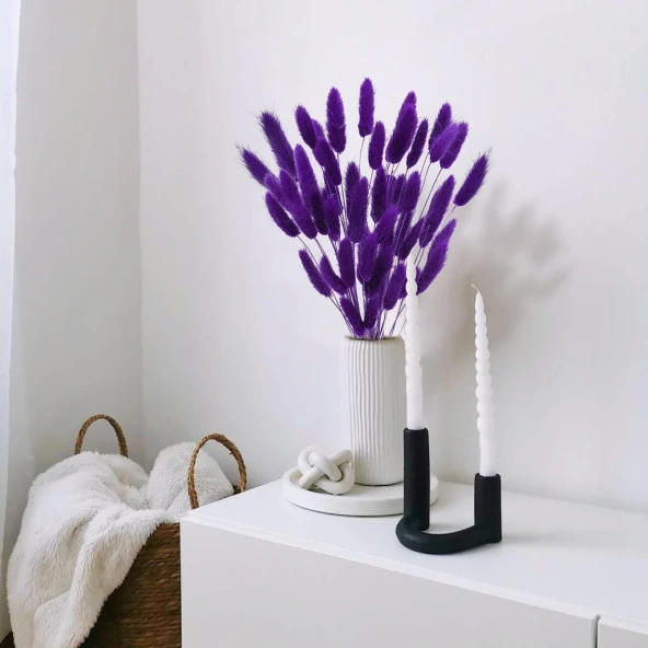 Nettenevime Kuru Çiçek Doğal KOYU MOR Pamuk Otu 10gram 1. Kalite Şoklanmış Bozulmaz - 3