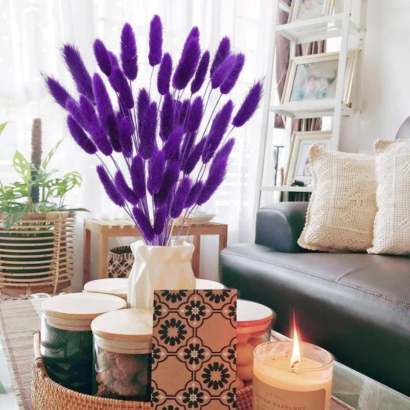 Nettenevime Kuru Çiçek Doğal KOYU MOR Pamuk Otu 10gram 1. Kalite Şoklanmış Bozulmaz - 7