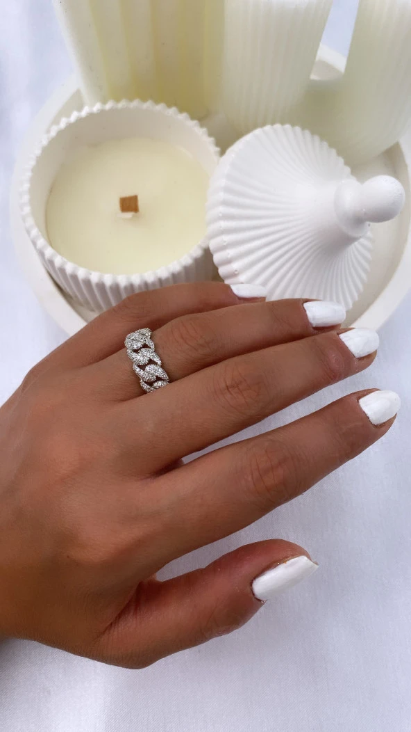 925 Ayar Kadın Gümüş (Silver) Yüzük ürün görseli 1