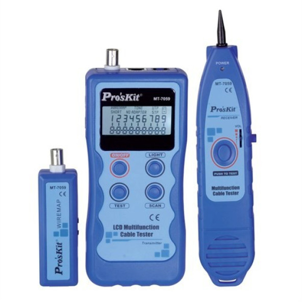 Proskit Mt-7059 Lcd Ekranlı Kablo Tester