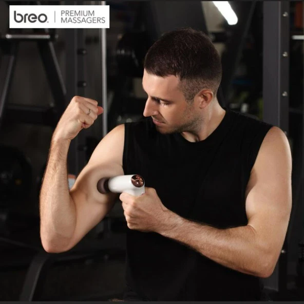 Breo Massage Gun M0220 - Isı Terapili, Fırçasız Motorlu ve Taşınabilir Derin Doku Masaj Tabancası - 2