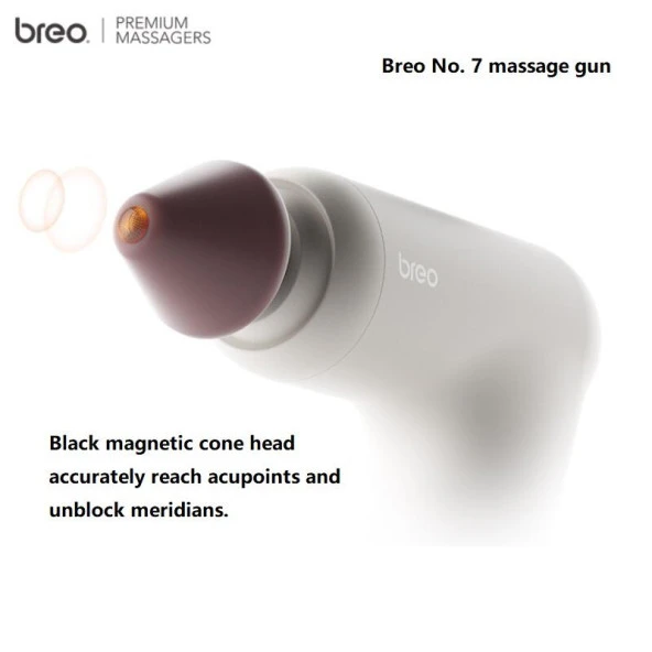 Breo Massage Gun M0220 - Isı Terapili, Fırçasız Motorlu ve Taşınabilir Derin Doku Masaj Tabancası - 7