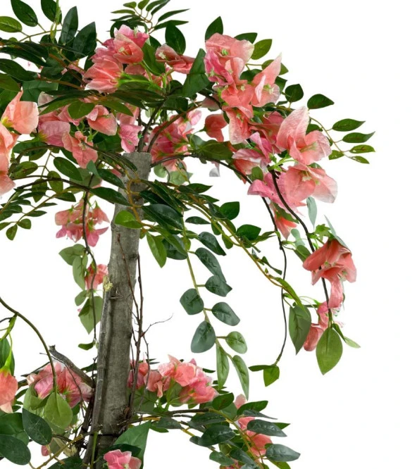 Nettenevime Yapay Ağaç Pembe Begonvil Ağacı 120cm Doğal Salex Dallı - 8