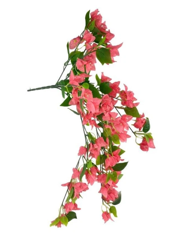 Nettenevime Yapay Çiçek Pembe Begonvil Çiçeği 8Dallı 70cm Sarkan Çiçek ürün görseli