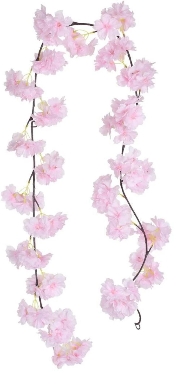 Nettenevime Yapay Çiçek Bahardalı 180cm Dolanabilen Model Japon Kiraz Çiçeği Pembe Açık - Resim 2