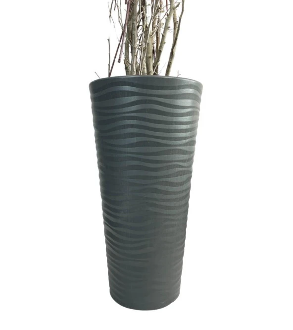 Nettenevime Yapay Ağaç Pembe Sakura Bahardalı Ağacı Siyah Uzun Kumsal Vazoda 200cm - 5