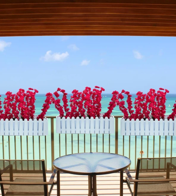 Nettenevime Yapay Çiçek Beyaz Çit Balkon Saksısı Fuşya Bahardalı 55*20cm - Resim 5