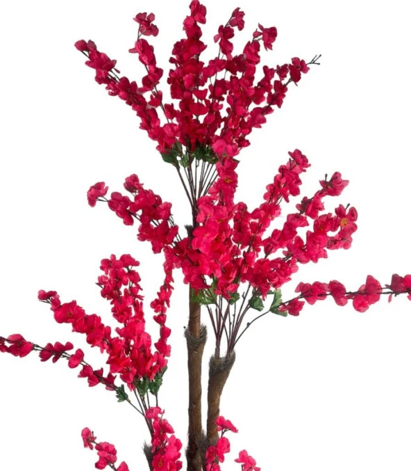 Nettenevime Yapay Ağaç Bahardalı Japon Kiraz Çiçeği 4Katlı FUŞYA 170*65cm - Resim 8