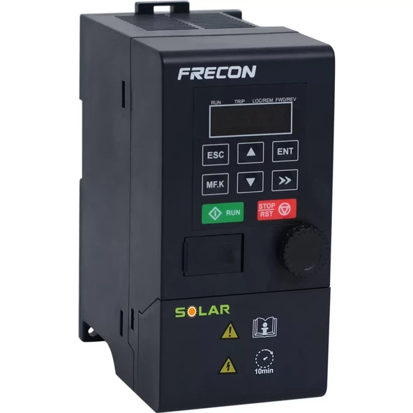 Frecon 3 Hp 2,2 Kw Monofaze 220v Solar Pompa Sürücüsü Frekans İnverteri 1x220 - Resim 4