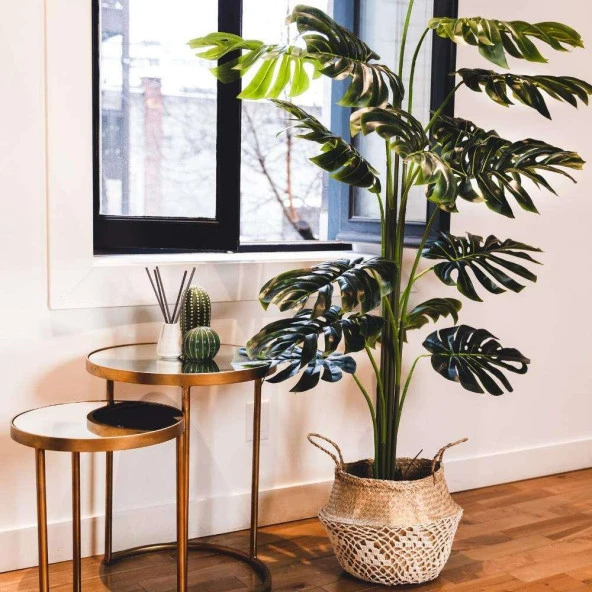 Nettenevime Yapay Ağaç Monstera Deve Tabanı Ağacı 170 cm 11 Yaprak - 2