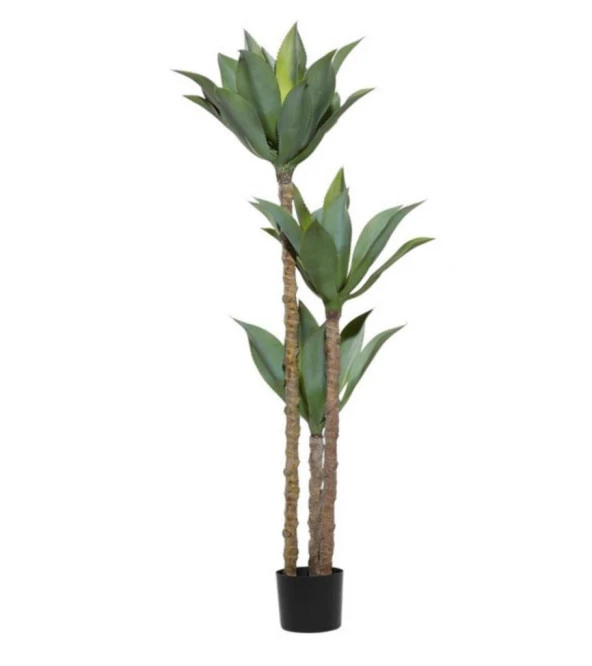 Nettenevime Yapay Ağaç Agave Ağacı 3Gövdeli 160 cm Premium Kalite - Resim 3