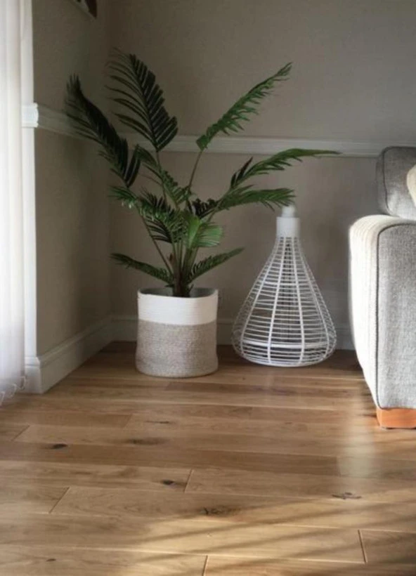 Nettenevime Yapay Ağaç Areka Ağacı Palmiye Ağacı Salon Bitkisi 140cm Siyah Saksılı - Resim 5