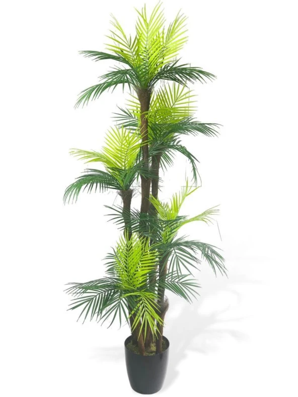 Nettenevime Yapay Ağaç Palmiye 45yaprak 5Katlı 180cm Salon Çiçeği Yapay Çiçek