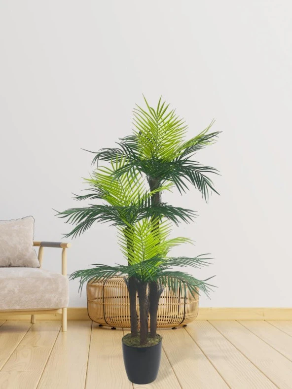 Nettenevime Yapay Ağaç Palmiye 3Katlı 27Yaprak 130*65cm - 2
