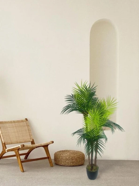 Nettenevime Yapay Ağaç Palmiye 3Katlı 18Yaprak 110cm - 2