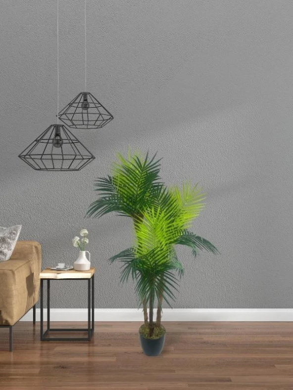 Nettenevime Yapay Ağaç Palmiye 3Katlı 18Yaprak 110cm - 4
