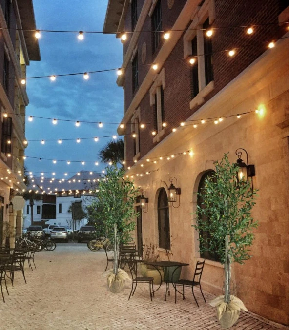 Nettenevime Yapay Zeytin Ağacı 190cm Keten Sarılı Plastik Saksıda İki Gövdeli Doğal Görünümlü Yapay Ağaç - 5