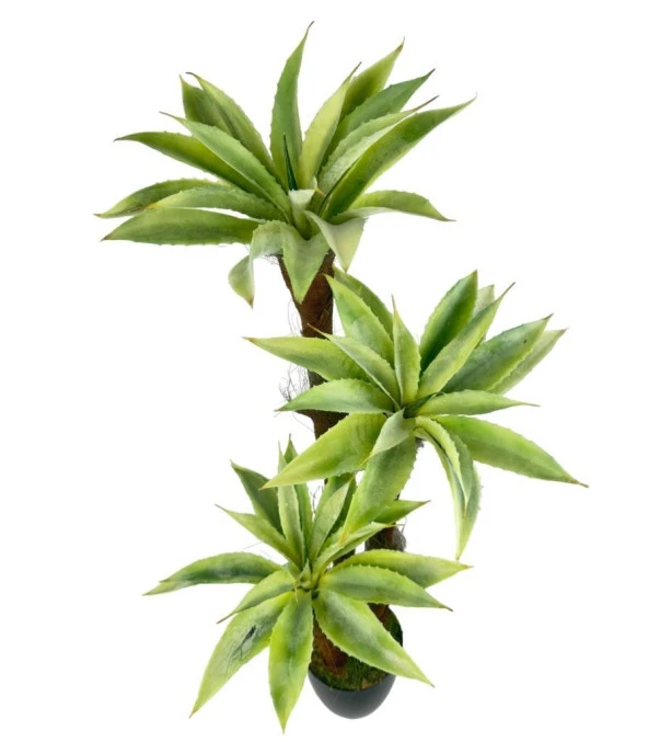 Nettenevime Yapay Ağaç Agave 3Katlı 85cm Silikon Malzeme Doğal Doku - 8