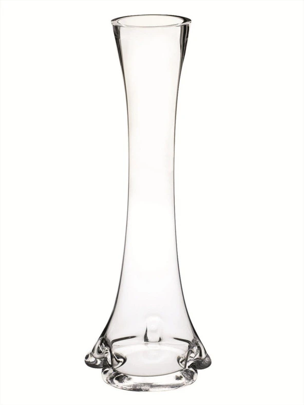 Nettenevime Fil Ayağı Vazo Cam Vazo 40cm İnce Belli Vazo