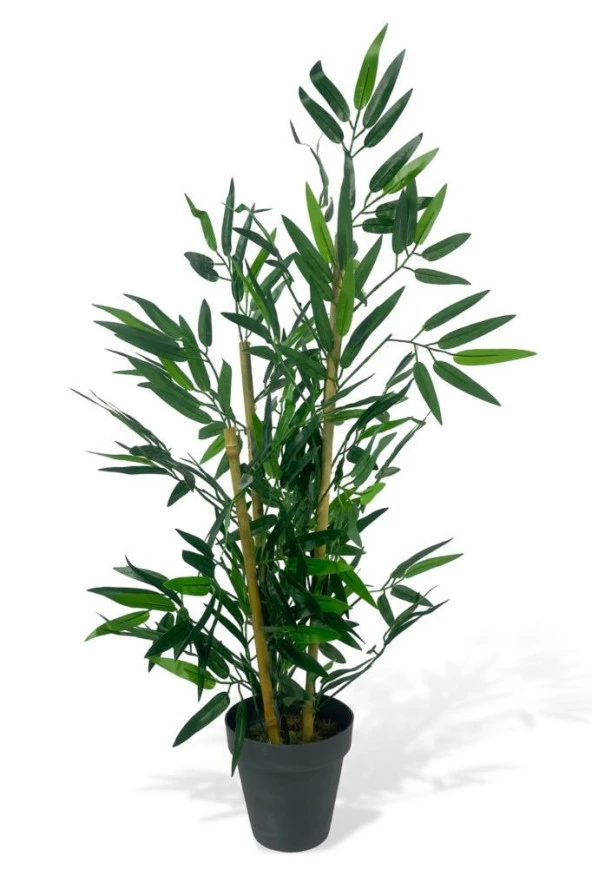 Nettenevime Yapay Ağaç Bambu Ağacı 3 Gövdeli 90*40cm Siyah Saksılı ürün görseli 1