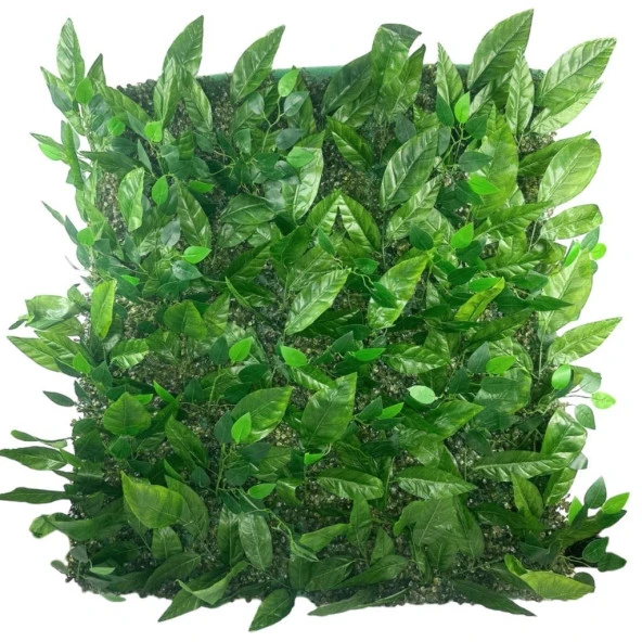 Nettenevime Yapay Çiçek Duvar Kaplama Yapay Duvar Çiçeği 1M2 100*100CM Panel Şimşir Yapay Çiçekli Duvar