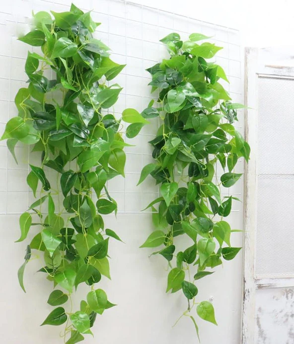 Nettenevime Sarkan Yeşil Yaprak Sarmaşık Yapay Çiçek 100x35cm Dev Bitki SY1 - Resim 5