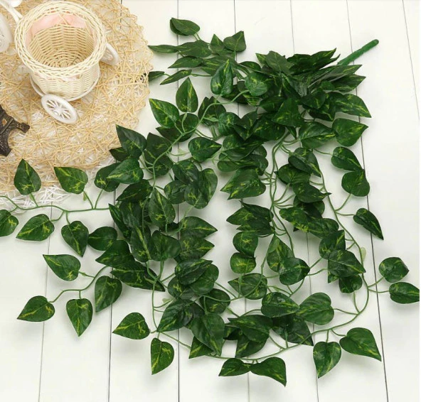 Nettenevime Yapay Çiçek Sarkan Sarmaşık Sarı Yeşil - 3