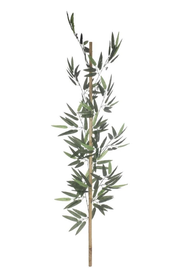 Nettenevime Yapay Bambu Sopası 9 Yapraklı 120cm Yapay Çiçek Bambu Duvarı