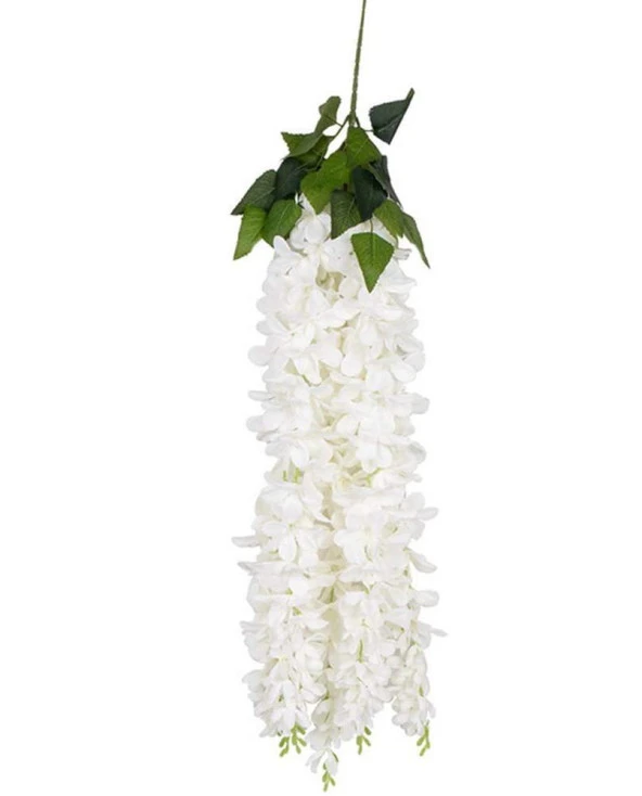 Nettenevime Yapay Çiçek Sarkan Lüx Akasya 70cm BEYAZ